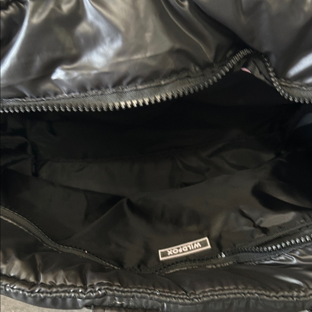 WILDFOX Black and Silver Tote Bag NEW - Picture 4 of 5